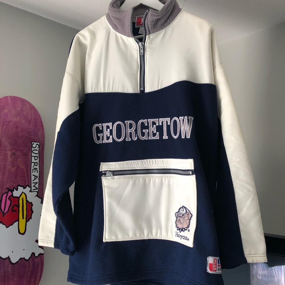 Vintage Georgetown Hoyas 3/4 Zip